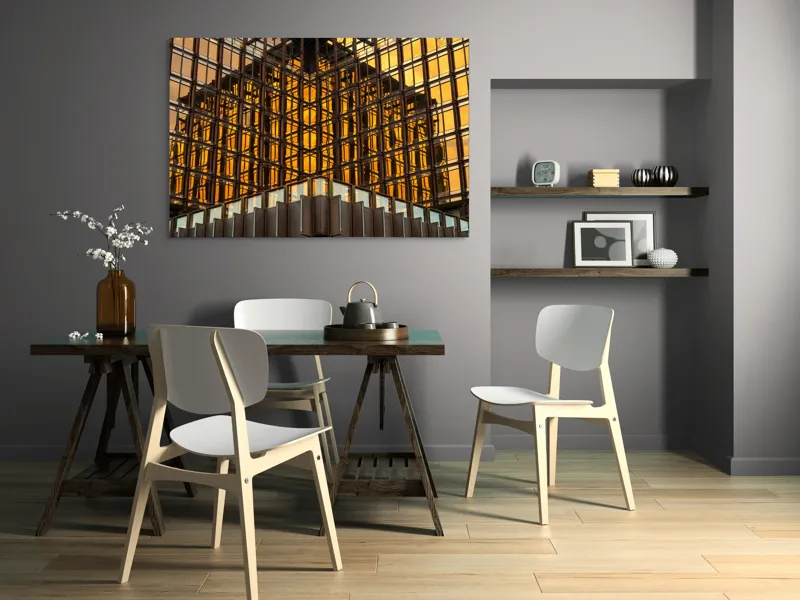 Tablou Canvas Simetrie aurie a orașului vibrant, 150 x 100 cm – poza 5