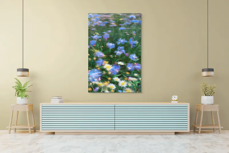 Tablou Canvas Flori de Câmp - Natură și Delicatitudine, 100 x 150 cm – poza 4