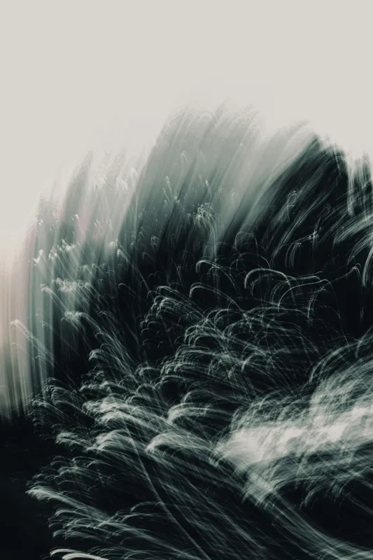 Tablou Abstract Dinamic: Armonie în Mișcare și Fluiditate, 100 x 150 cm – poza 2