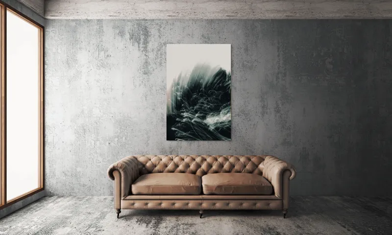 Tablou Abstract Dinamic: Armonie în Mișcare și Fluiditate, 100 x 150 cm – poza 6