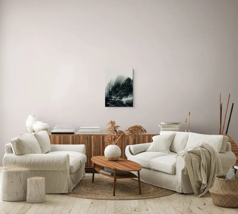 Tablou Abstract Dinamic: Armonie în Mișcare și Fluiditate, 39 x 54 cm – poza 5