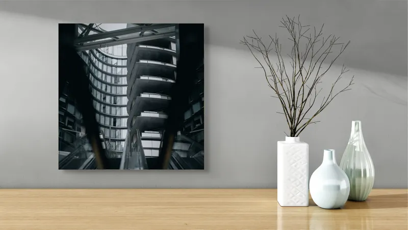 Tablou Canvas Modern, Arhitectura Contemporana, 50 x 50 cm – poza 3