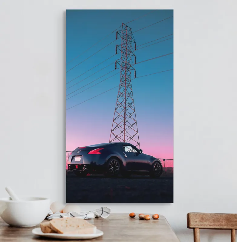 Tablou Canvas Eleganță Crepusculară Viteza Electrificată, 50 x 90 cm – poza 3