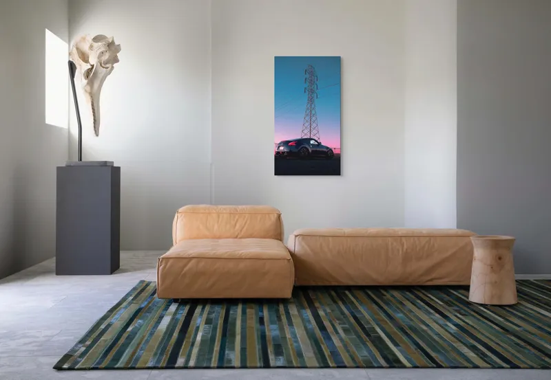 Tablou Canvas Eleganță Crepusculară Viteza Electrificată, 50 x 90 cm – poza 5