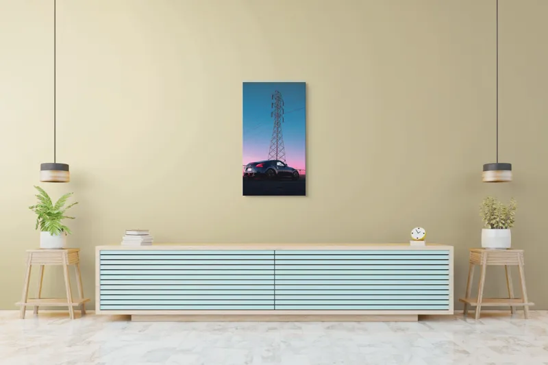 Tablou Canvas Eleganță Crepusculară Viteza Electrificată, 50 x 90 cm – poza 6