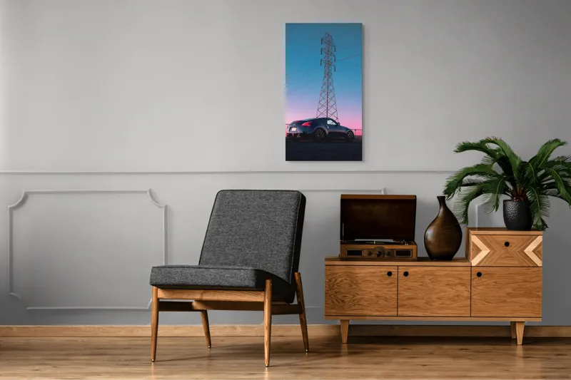 Tablou Canvas Eleganță Crepusculară Viteza Electrificată, 50 x 90 cm – poza 8