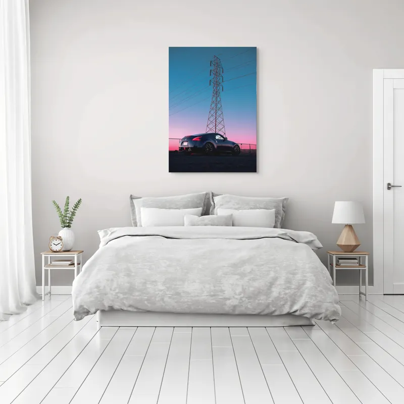 Tablou Canvas Eleganță Crepusculară Viteza Electrificată, 70 x 100 cm – poza 3