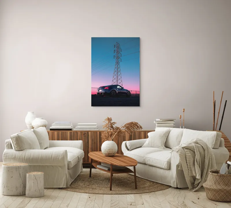 Tablou Canvas Eleganță Crepusculară Viteza Electrificată, 70 x 100 cm – poza 4