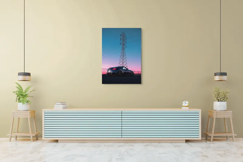 Tablou Canvas Eleganță Crepusculară Viteza Electrificată, 70 x 100 cm – poza 5
