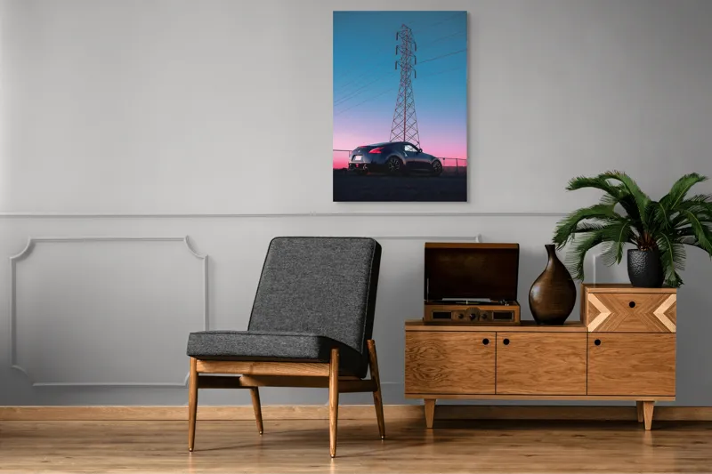 Tablou Canvas Eleganță Crepusculară Viteza Electrificată, 70 x 100 cm – poza 6