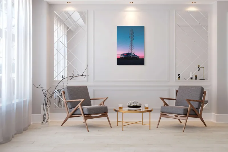 Tablou Canvas Eleganță Crepusculară Viteza Electrificată, 70 x 100 cm – poza 8