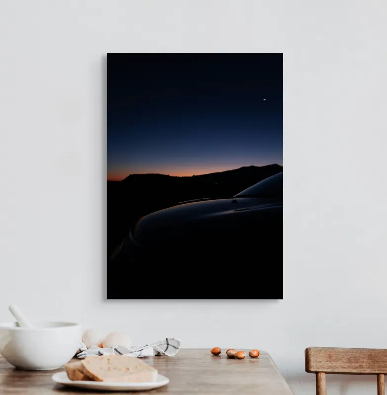 Tablou Canvas pe temă de evadare nocturnă sub cerul infinit, 50 x 70 cm – poza 3