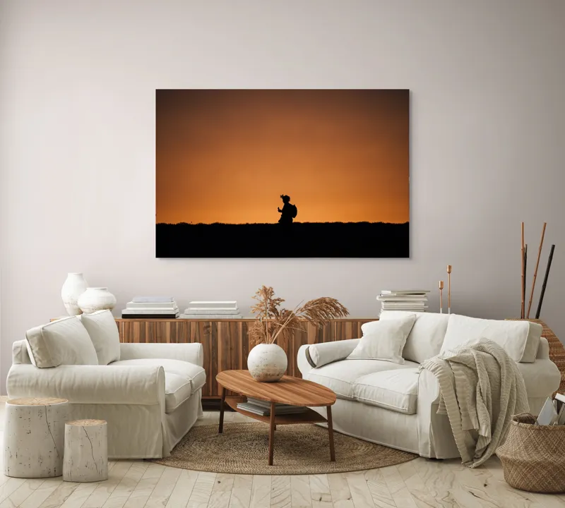 Tablou Canvas pe temă de peisaj și amurg, 150 x 100 cm – poza 3