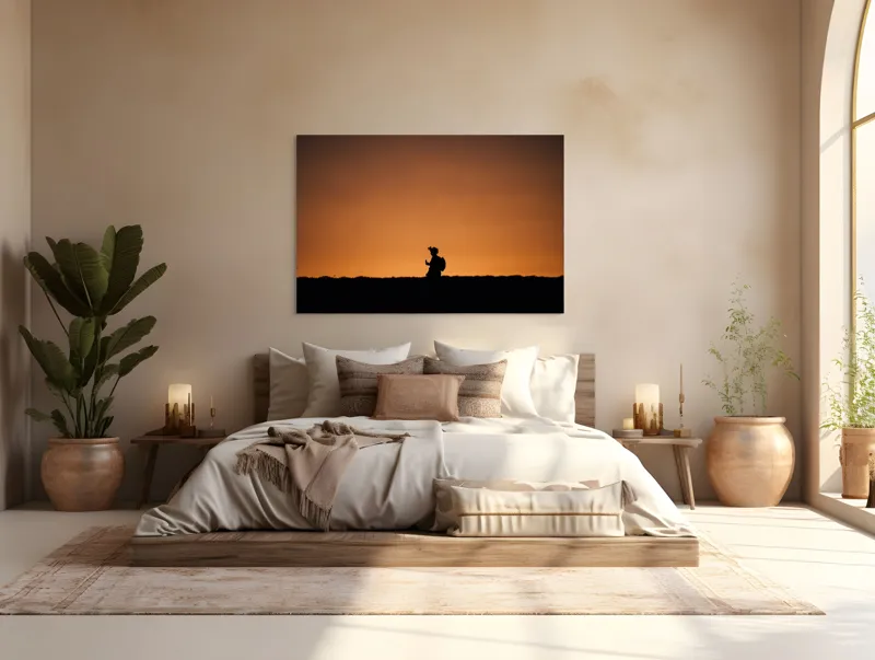 Tablou Canvas pe temă de peisaj și amurg, 150 x 100 cm – poza 4