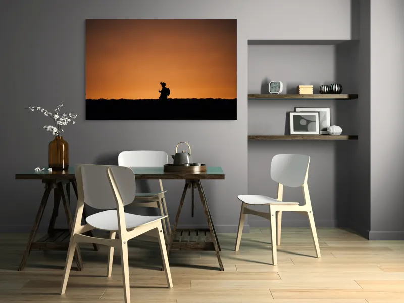 Tablou Canvas pe temă de peisaj și amurg, 150 x 100 cm – poza 5