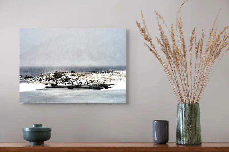 Tablou Canvas pe temă mării înghețate, 54 x 39 cm – poza 4