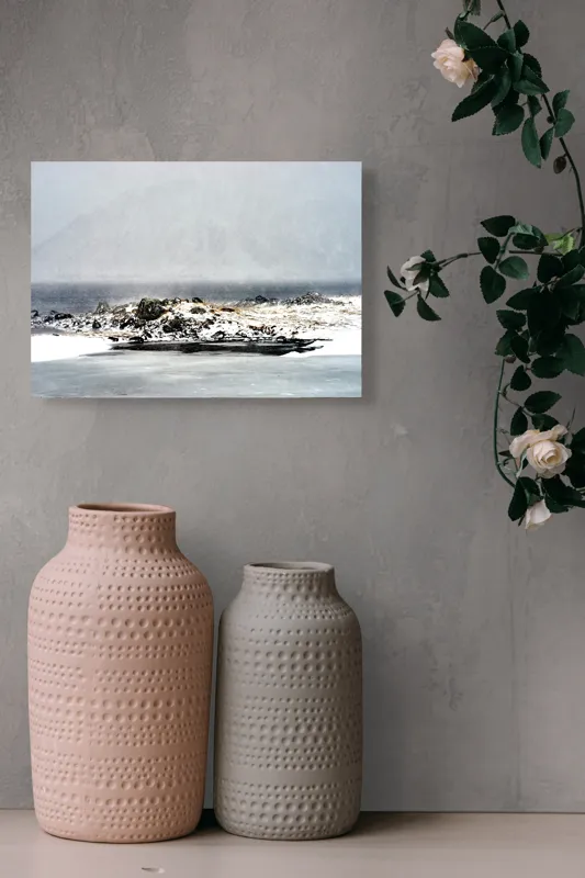 Tablou Canvas pe temă mării înghețate, 54 x 39 cm – poza 8