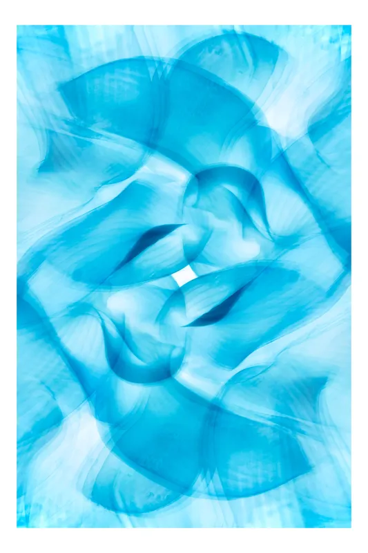 Tablou Canvas Vortex Apei Eterne Albastre, 50 x 70 cm