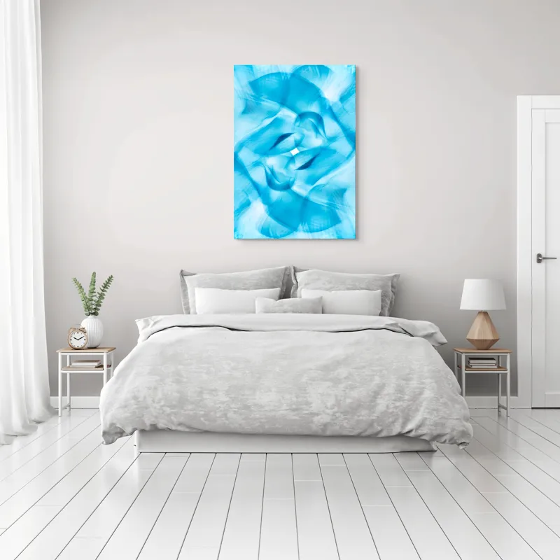 Tablou Canvas Vortex Apei Eterne Albastre, 70 x 100 cm – poza 3