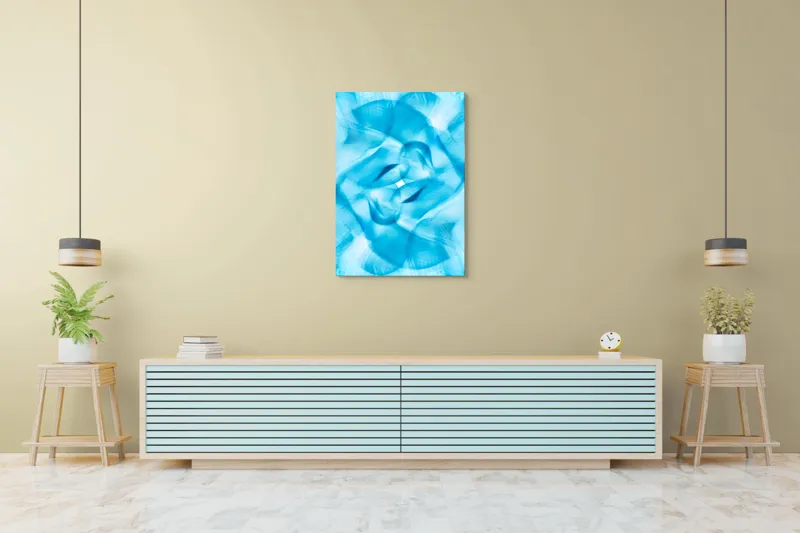 Tablou Canvas Vortex Apei Eterne Albastre, 70 x 100 cm – poza 5