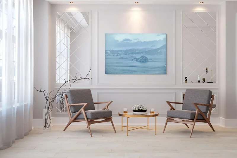 Tablou Canvas pe tema iernii peste ape înghețate, 150 x 100 cm – poza 7