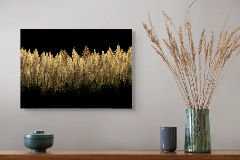 Tablou Canvas Dansul ierburilor în lumina lunii, 54 x 39 cm – poza 4