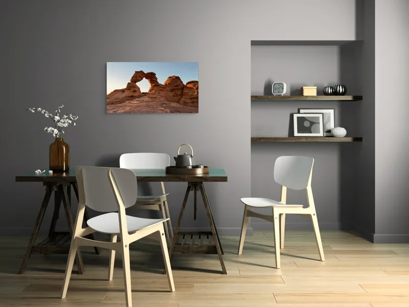 Tablou Canvas Arcul Timpului în Lumină Caldă, 90 x 50 cm – poza 3