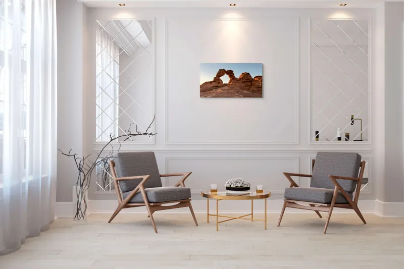 Tablou Canvas Arcul Timpului în Lumină Caldă, 90 x 50 cm – poza 7