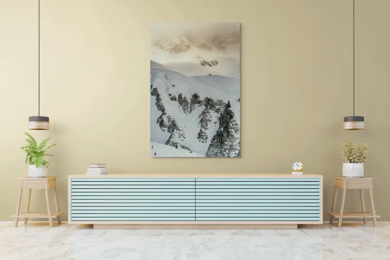 Tablou Canvas pe temă de peisaj montan, 100 x 150 cm – poza 4