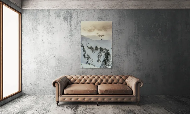 Tablou Canvas pe temă de peisaj montan, 100 x 150 cm – poza 6