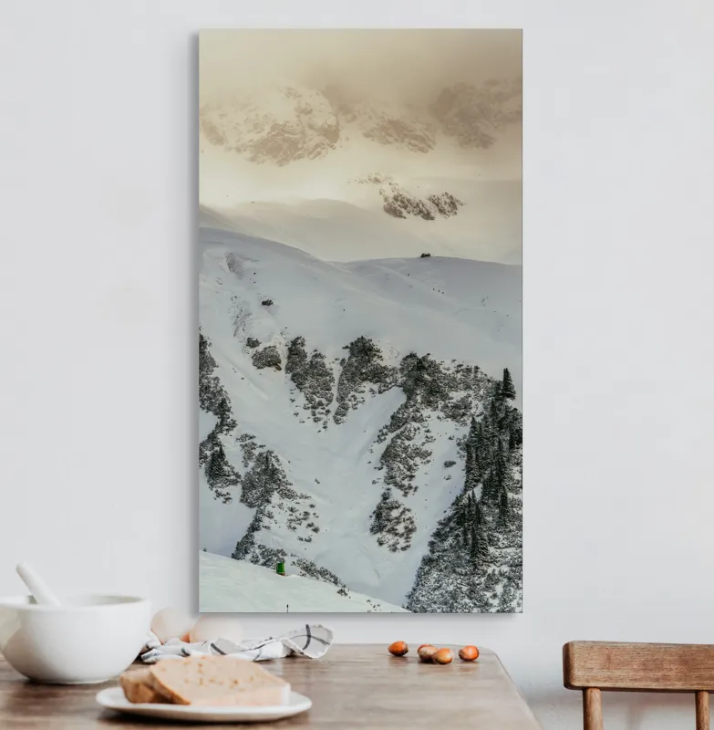 Tablou Canvas pe temă de peisaj montan, 50 x 90 cm – poza 3