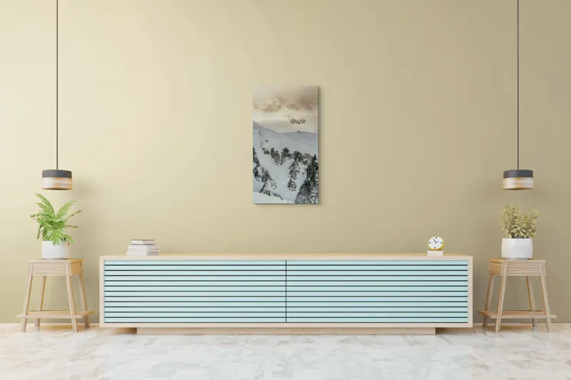 Tablou Canvas pe temă de peisaj montan, 50 x 90 cm – poza 6