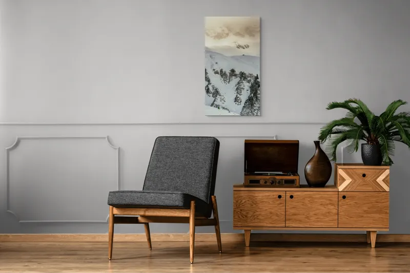 Tablou Canvas pe temă de peisaj montan, 50 x 90 cm – poza 8