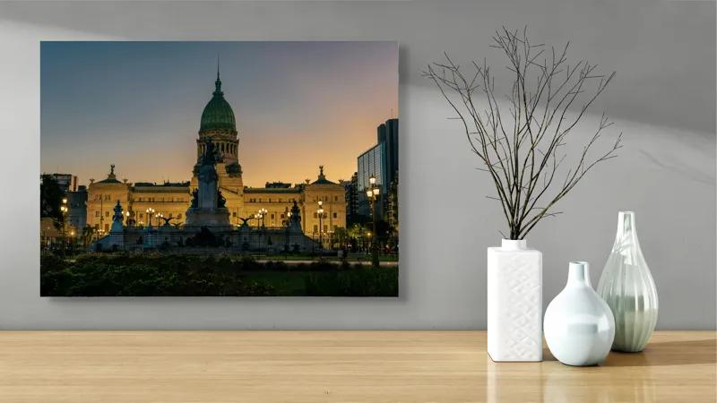 Tablou Canvas Trezirea orașului la apusul soarelui, 70 x 50 cm – poza 3
