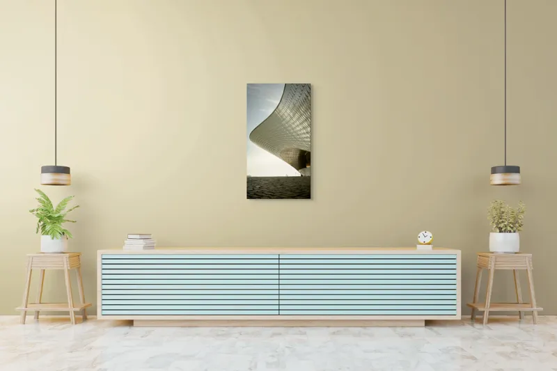 Tablou Canvas Arhitectură Futuristă îmbrățișând cerul senin, 50 x 90 cm – poza 6