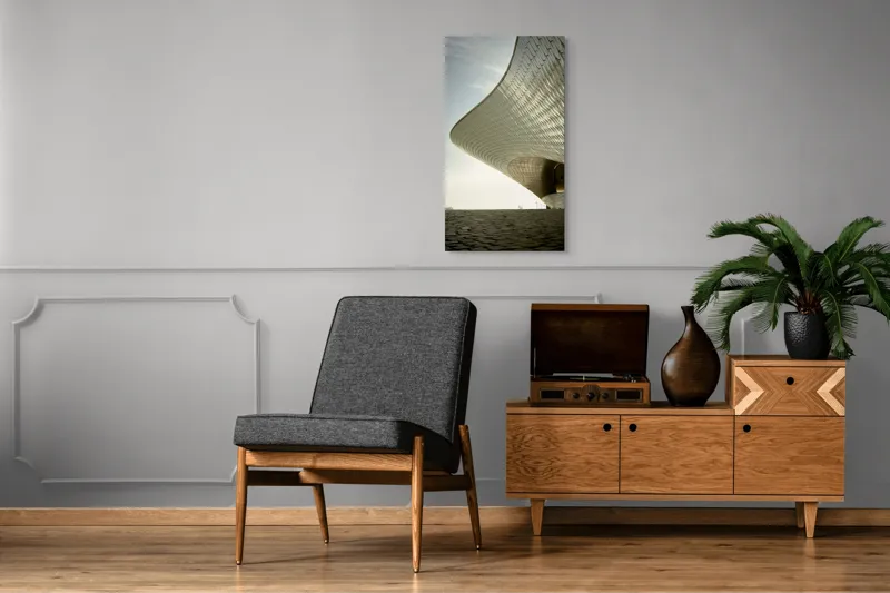 Tablou Canvas Arhitectură Futuristă îmbrățișând cerul senin, 50 x 90 cm – poza 8
