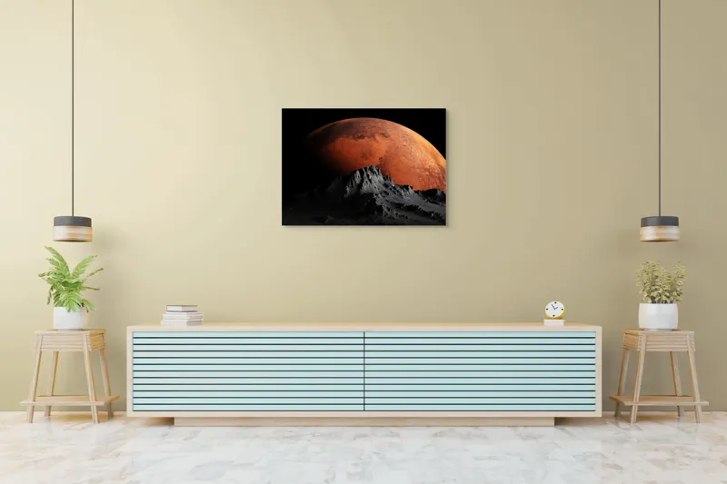 Tablou Canvas Umbrele Misterioase ale Planetei Roșii, 100 x 70 cm – poza 4