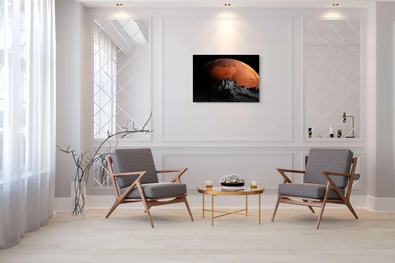 Tablou Canvas Umbrele Misterioase ale Planetei Roșii, 100 x 70 cm – poza 5