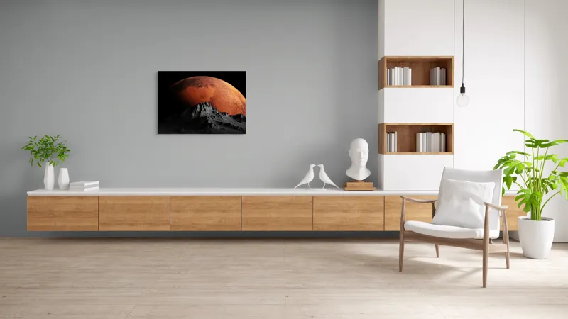 Tablou Canvas Umbrele Misterioase ale Planetei Roșii, 100 x 70 cm – poza 6