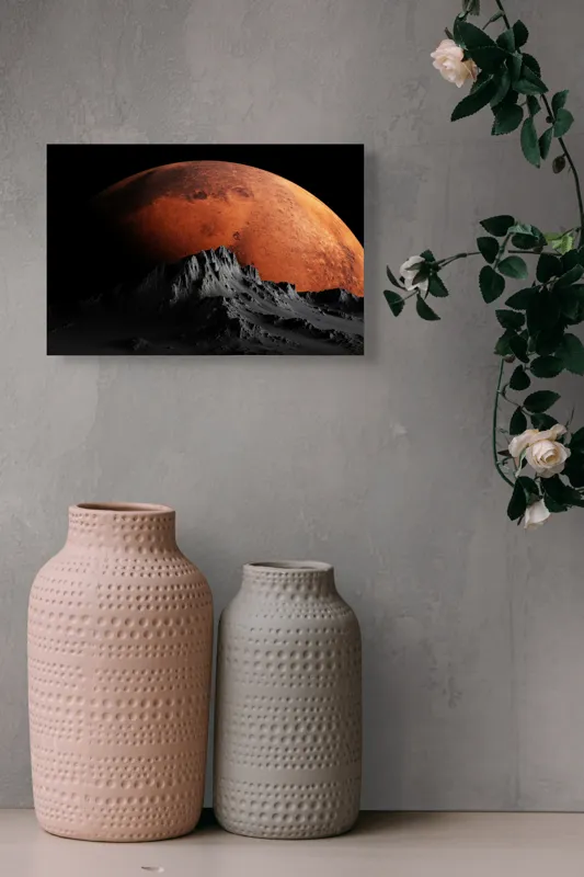 Tablou Canvas Umbrele Misterioase ale Planetei Roșii, 39 x 26 cm – poza 4