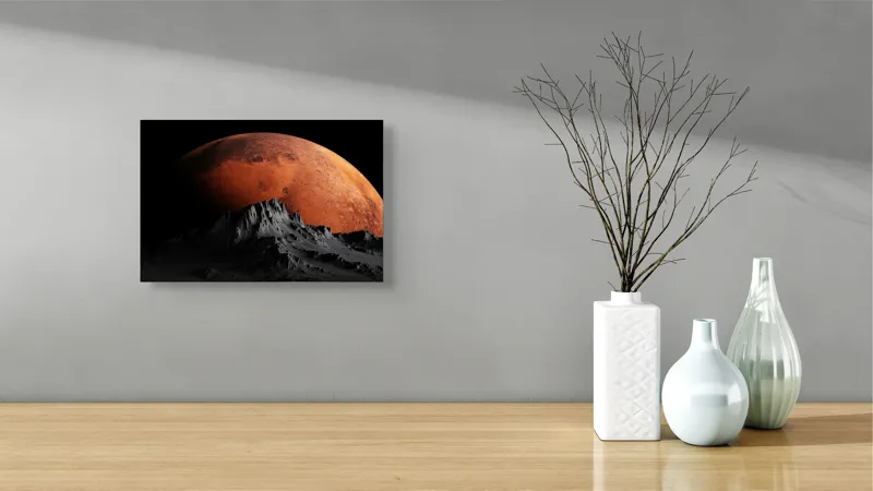 Tablou Canvas Umbrele Misterioase ale Planetei Roșii, 39 x 26 cm – poza 8