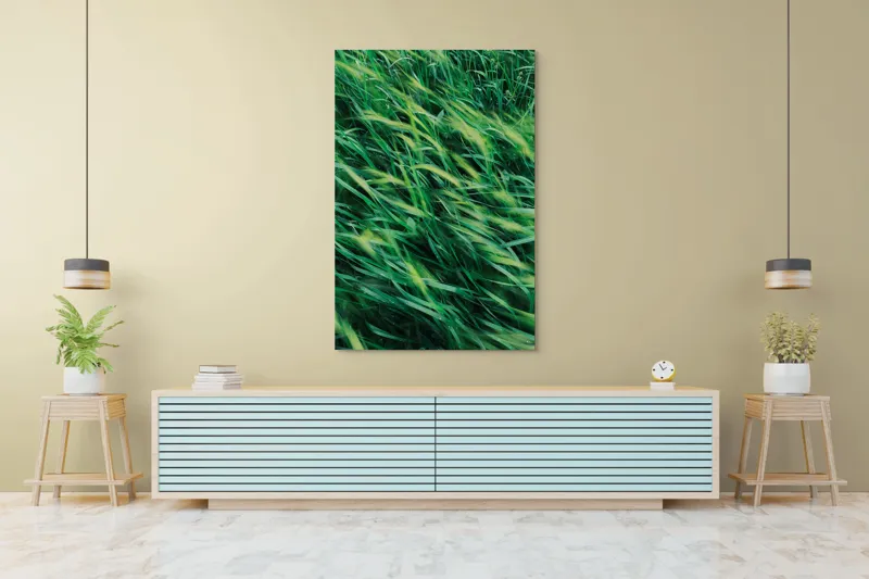 Tablou Canvas cu tema vântului verde smarald, 100 x 150 cm – poza 4