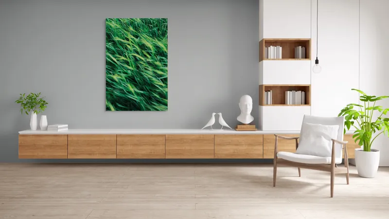 Tablou Canvas cu tema vântului verde smarald, 100 x 150 cm – poza 8