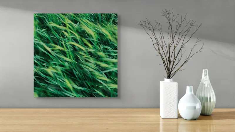 Tablou Canvas cu tema vântului verde smarald, 50 x 50 cm – poza 3