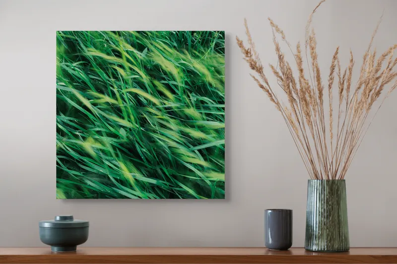 Tablou Canvas cu tema vântului verde smarald, 50 x 50 cm – poza 4