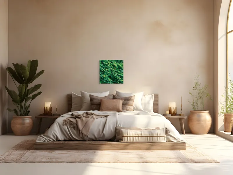 Tablou Canvas cu tema vântului verde smarald, 50 x 50 cm – poza 5