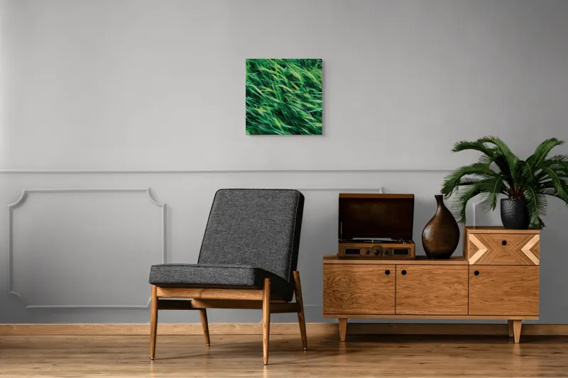 Tablou Canvas cu tema vântului verde smarald, 50 x 50 cm – poza 6