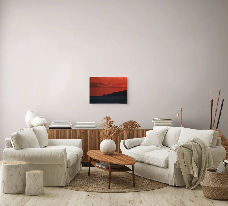 Tablou Canvas Aura Apusului pe Târmul Tăcut, 54 x 39 cm – poza 5