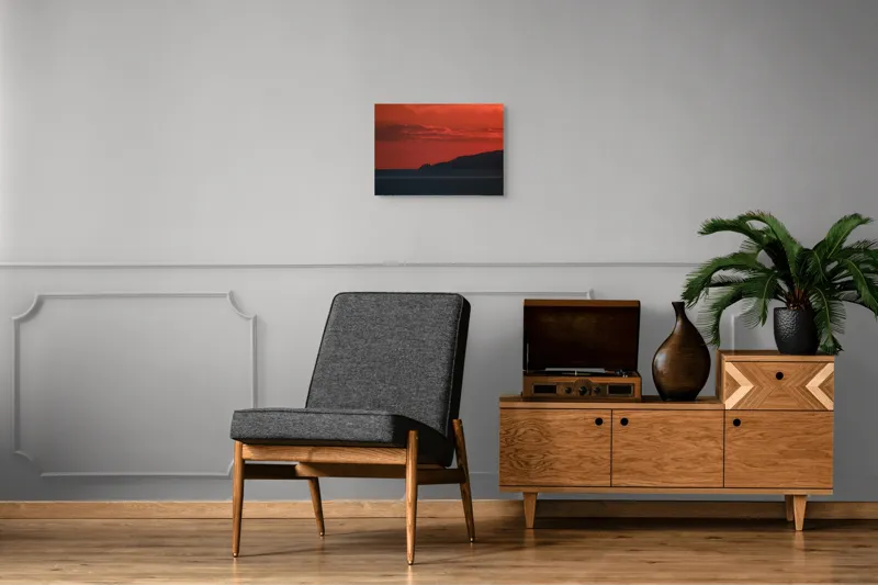Tablou Canvas Aura Apusului pe Târmul Tăcut, 54 x 39 cm – poza 7