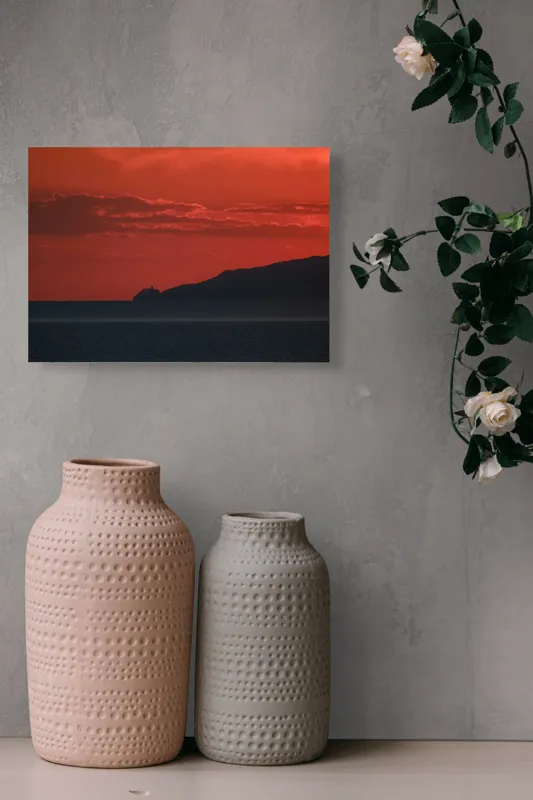 Tablou Canvas Aura Apusului pe Târmul Tăcut, 54 x 39 cm – poza 8
